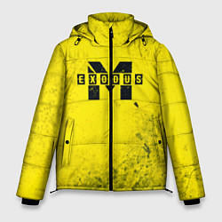 Куртка зимняя мужская Metro Exodus: Yellow Grunge, цвет: 3D-светло-серый