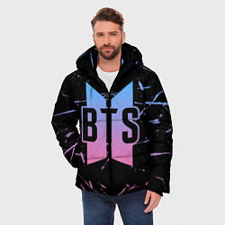 Куртка зимняя мужская BTS: Love Yourself, цвет: 3D-черный — фото 2
