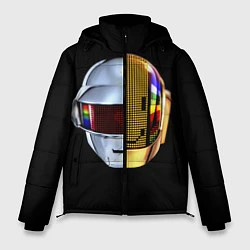 Куртка зимняя мужская Daft Punk: Smile Helmet, цвет: 3D-светло-серый