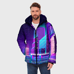 Куртка зимняя мужская Neon Nights, цвет: 3D-светло-серый — фото 2