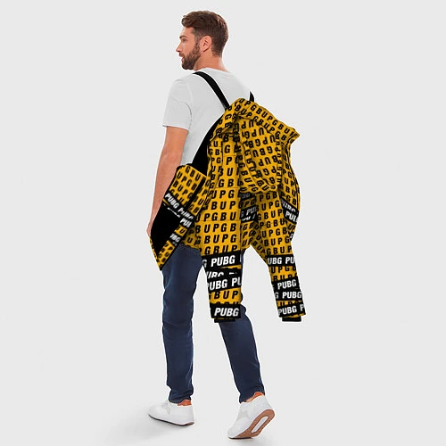 Мужская зимняя куртка PUBG Life: Yellow Style / 3D-Черный – фото 5