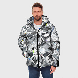 Куртка зимняя мужская Бриллиантовое мерцание, цвет: 3D-черный — фото 2