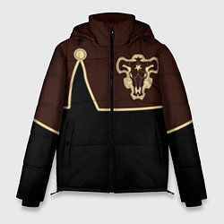 Куртка зимняя мужская Черный Клевер: Мантия, цвет: 3D-черный