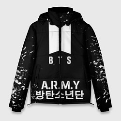 Куртка зимняя мужская BTS ARMY, цвет: 3D-красный