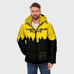 Куртка зимняя мужская TOP: TRENCH, цвет: 3D-черный — фото 2