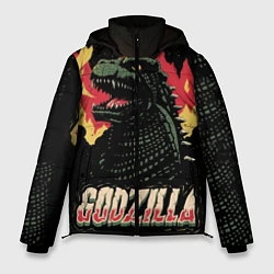 Куртка зимняя мужская Flame Godzilla, цвет: 3D-красный
