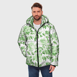 Куртка зимняя мужская Пышная растительность, цвет: 3D-красный — фото 2