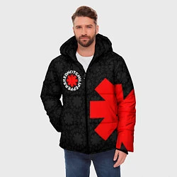 Куртка зимняя мужская RED HOT CHILI PEPPERS, цвет: 3D-черный — фото 2