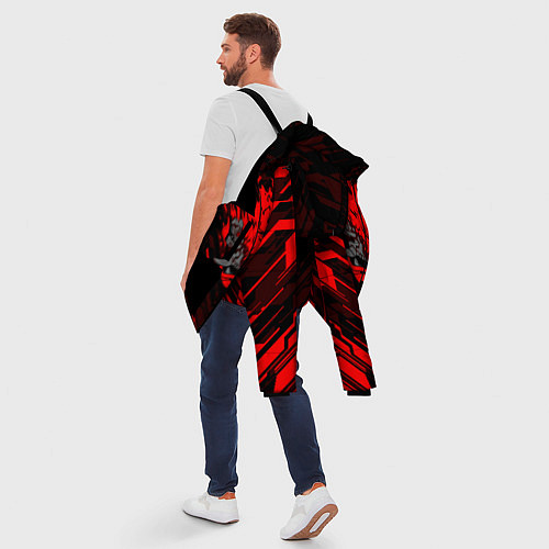 Мужская зимняя куртка CYBERPUNK 2077 / 3D-Черный – фото 5