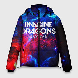 Куртка зимняя мужская IMAGINE DRAGONS, цвет: 3D-красный