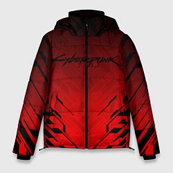 Куртка зимняя мужская Cyberpunk 2077: Red Techno, цвет: 3D-красный