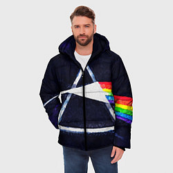 Куртка зимняя мужская PINK FLOYD, цвет: 3D-черный — фото 2