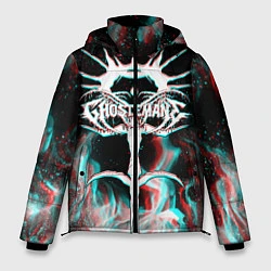 Куртка зимняя мужская GHOSTEMANE GLITCH, цвет: 3D-черный