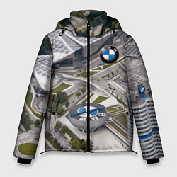 Куртка зимняя мужская BMW city, цвет: 3D-черный