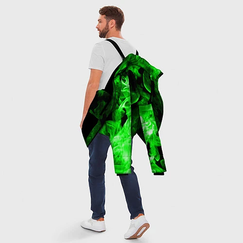 Мужская зимняя куртка Brawl Stars LEON / 3D-Черный – фото 5
