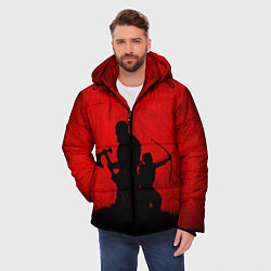 Куртка зимняя мужская God of War, цвет: 3D-черный — фото 2