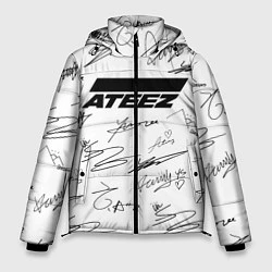 Куртка зимняя мужская ATEEZ АВТОГРАФЫ, цвет: 3D-светло-серый