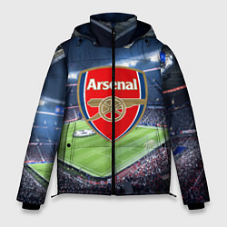 Куртка зимняя мужская FC Arsenal, цвет: 3D-черный