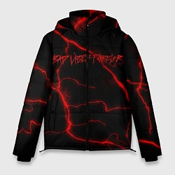 Куртка зимняя мужская BAD VIBES FOREVER, цвет: 3D-черный