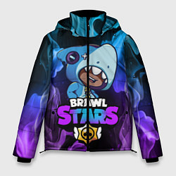 Куртка зимняя мужская Brawl Stars LEON SHARK, цвет: 3D-черный