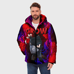 Куртка зимняя мужская Brawl Stars CROW, цвет: 3D-черный — фото 2