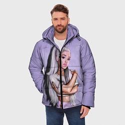 Куртка зимняя мужская Ariana Grande Ариана Гранде, цвет: 3D-красный — фото 2