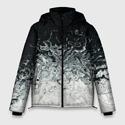 Мужская зимняя куртка Вода абстракция
