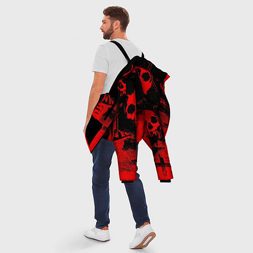 Мужская зимняя куртка Анархия / 3D-Черный – фото 5