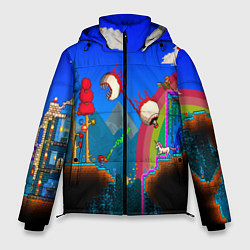 Куртка зимняя мужская TERRARIA GAME, цвет: 3D-светло-серый