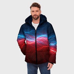 Куртка зимняя мужская Огонь и лёд, цвет: 3D-черный — фото 2