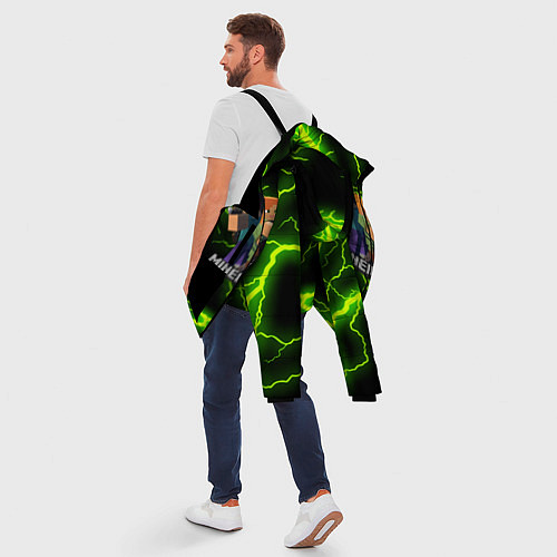 Мужская зимняя куртка MINECRAFT / 3D-Черный – фото 5