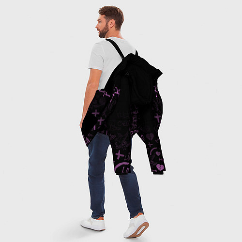 Мужская зимняя куртка LIL PEEP / 3D-Черный – фото 5