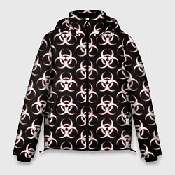 Куртка зимняя мужская Plague inc Biohazard, цвет: 3D-черный