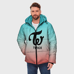 Куртка зимняя мужская TWICE, цвет: 3D-черный — фото 2