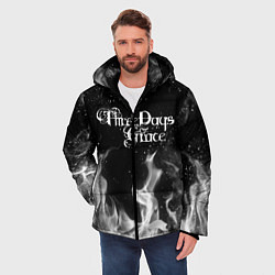 Куртка зимняя мужская Three Days Grace, цвет: 3D-черный — фото 2