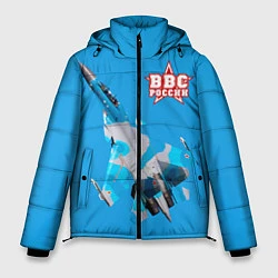 Куртка зимняя мужская ВВС России, цвет: 3D-черный