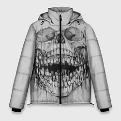 Куртка зимняя мужская Dentist skull, цвет: 3D-черный