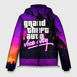 Куртка зимняя мужская GTA:VICE CITY, цвет: 3D-красный