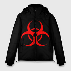 Куртка зимняя мужская Plague inc, цвет: 3D-красный