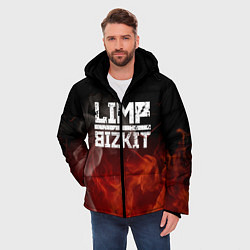 Куртка зимняя мужская LIMP BIZKIT, цвет: 3D-черный — фото 2