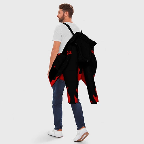 Мужская зимняя куртка METALLICA / 3D-Черный – фото 5