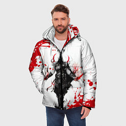 Куртка зимняя мужская Assassins Creed, цвет: 3D-светло-серый — фото 2