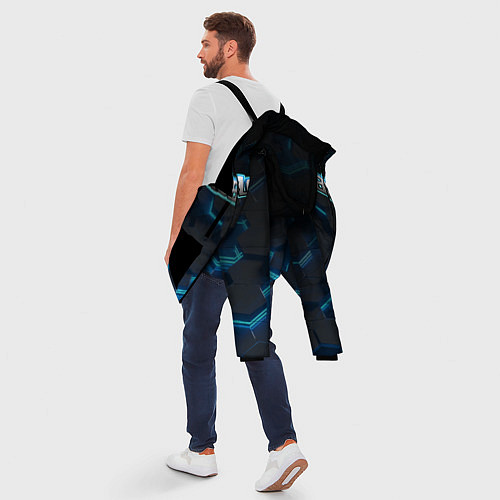 Мужская зимняя куртка Roblox Neon Hex / 3D-Черный – фото 5