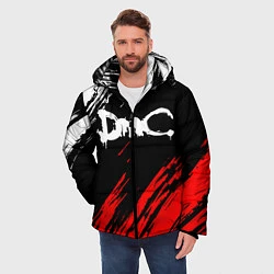 Куртка зимняя мужская DEVIL MAY CRY DMC, цвет: 3D-светло-серый — фото 2