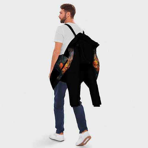 Мужская зимняя куртка Ария / 3D-Черный – фото 5