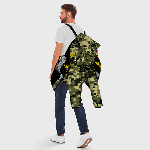 Мужская зимняя куртка Войска связи / 3D-Черный – фото 5