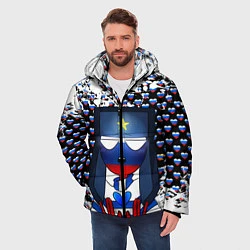 Куртка зимняя мужская CountryHumans, цвет: 3D-светло-серый — фото 2