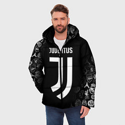 Куртка зимняя мужская JUVENTUS, цвет: 3D-черный — фото 2