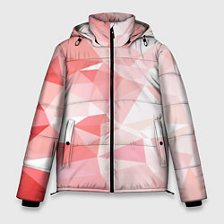 Куртка зимняя мужская Pink abstraction, цвет: 3D-черный