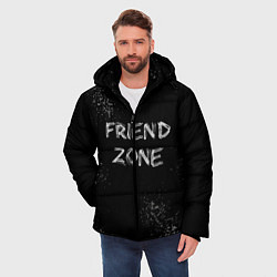 Куртка зимняя мужская FRIEND ZONE, цвет: 3D-черный — фото 2